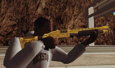 GTA V Pump Shotgun (Luxury Camo from Lowrider DLC)